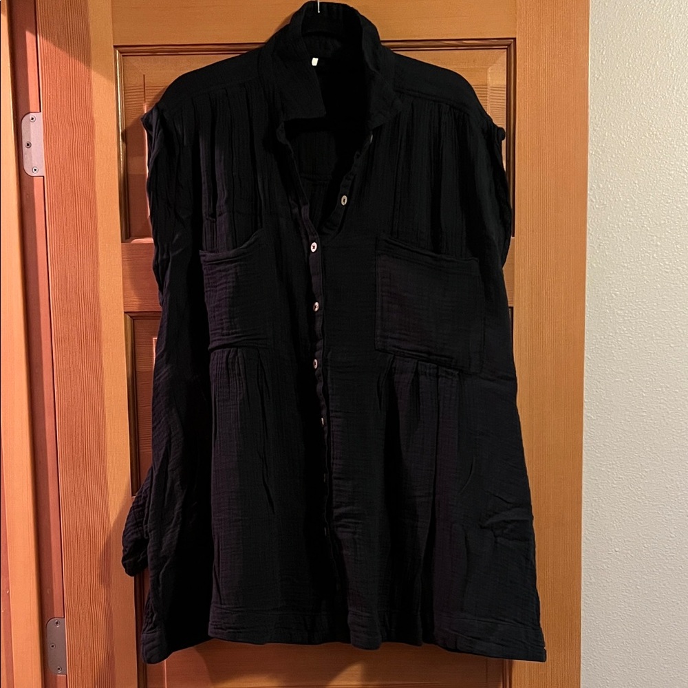 Free People Black Tunic Dress